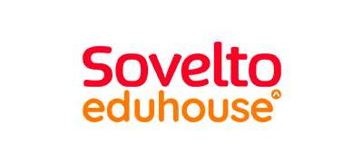 The logo of Sovelto Eduhouse.